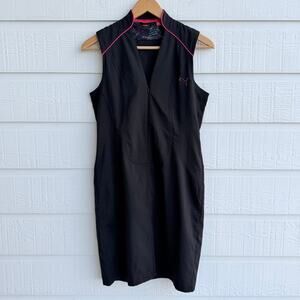 PUMA Golf Black Pink Athletic Dress Large